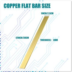 4 Pcs C360 Brass Flat Bar Stock 1/8″ x 1″ x 12″ Rectangle Square Metal Solid …