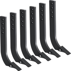 1/5/6/7pcs 16” Box Blade Shank Scarifier Shanks Teeth 4 Holes Box Scraper Shank