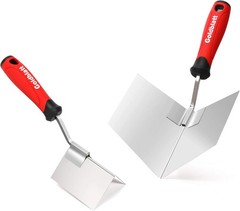 Goldblatt 2 Piece Drywall Corner Tool Set, 5” Outside Corner Knife & 3-1/2” In