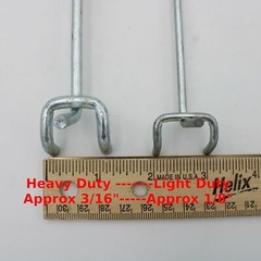 Retail Garage Storage Peg Board Hooks Pick your Size Length Quantity