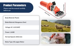 Electric Shearing Clipper Shears Sheep Wool Goat Shear Machine Clipper Cutter