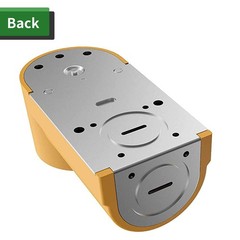 RVGUARD 50 Amp NEMA 6-50R Surface Mount Receptacle, 125/250 6-50R, Yellow