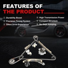 Autodevil Engine Timing Chain Kit Water Pump 4.0L Fit For Frontier 2005-2013