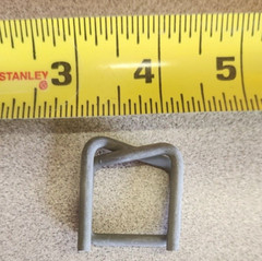 Wire Buckle for Cord Strapping, Phosphate, 3/4″ Heavy Duty (Pack of 100)