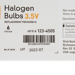 McKesson Medical Use Ophthalmoscope Replacement Bulb 123-4505 1 Each