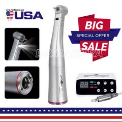 Dental 1:5 Fiber Optic increase Contra Angle Handpiece Fit E-type Electric Motor