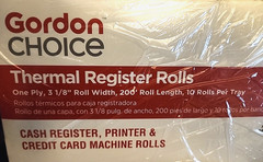3 1/8″ x 200′ THERMAL REGISTER ROLLS /ONE PLY 30 ROLLS