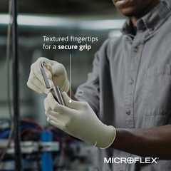Microflex Diamond Grip MF-300 Latex Gloves XL – Case of 1000-