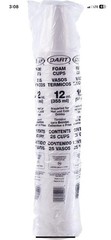 Dart 12J12 Foam Cup 12 oz Insulated White Disposable Drink Cup 1,000/Case