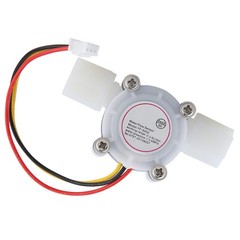 1Pcs Water Hall Effect Sensor Control Flowmeter G1/4 For Water Cooler