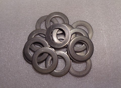 FLAT STAINLESS STEEL WASHERS AN960C816 / NAS1149C0863R SET OF 15 EACH NEW