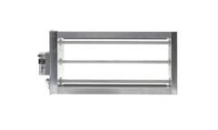 10x16Rectangular Aluminum Metal Motorized HVAC Damper
