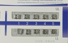 20Sets Dental Orthodontic Brackets MIM Monoblock Mini Edgewise 022 345/no Hooks