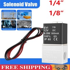 1/4″ Inch Electric Air Water Fast Response Solenoid Valve Normally Closed 24V DC