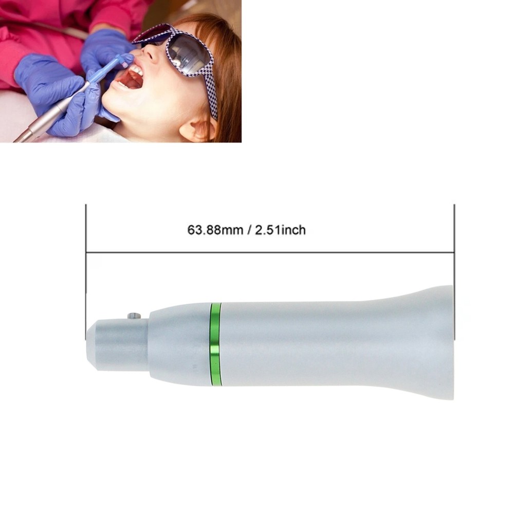 Dental Nose Cone Hygiene Prophy Straight Handpiece 4:1 ISO E Type Electric Motor