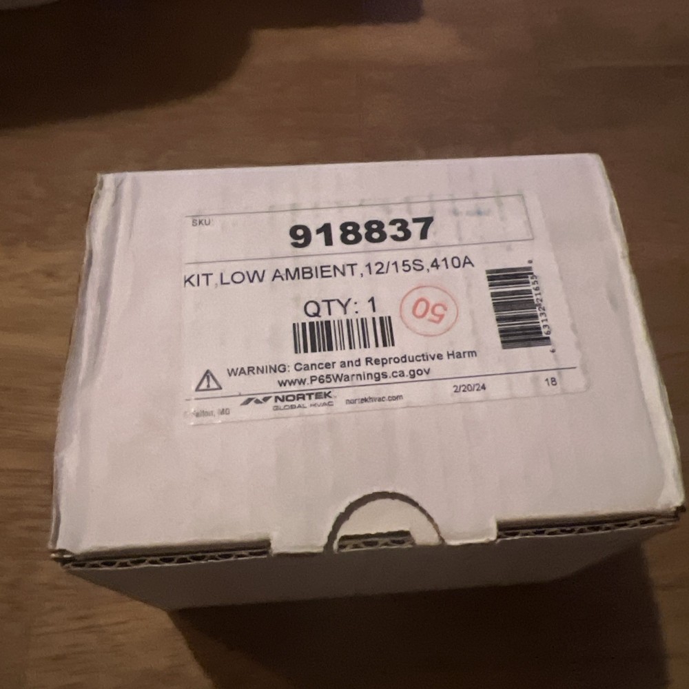 Nortek Global HVAC 918837 Low Ambient Kit In/Out 350/250