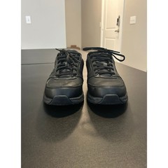 S Sport by Skechers Mens 9.5 Work Shoes Black Slip Resistant Memory Foam F184-6