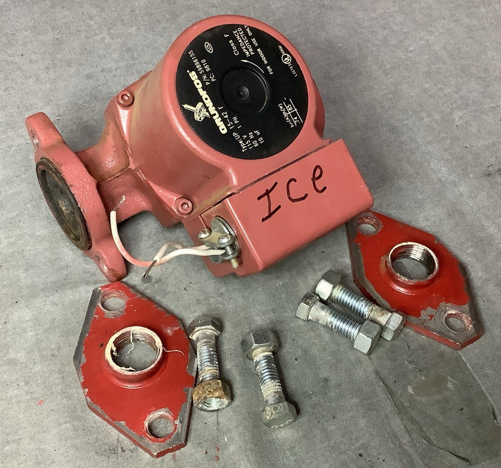 Grundfos Type UP 15-42F Cast Iron Circulator Pump – p/n 59896155 – Tested OK