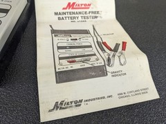 #bn736 Milton Industries 1265 Maintenance Free Battery Tester