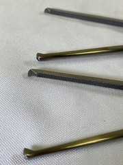 Pair of Millennium Surgical Kocher Clamps Straight 12″ 1×2 Teeth General Surgery