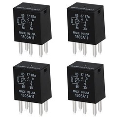 Evrbul 4Pcs 5Pin Multi Purpose Relays Wiring Relay Compatible Chevrolet Buick