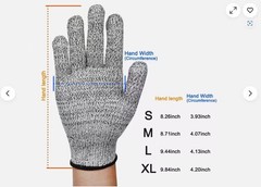 4 Pairs Safety Cut Proof Stab Resistant Kitchen Butcher Level 5 Anti-cut Gloves