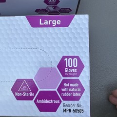 6 PK-MedPride-Powder-Free Nitrile Exam Gloves – Medium – 100 Per Box CP Z