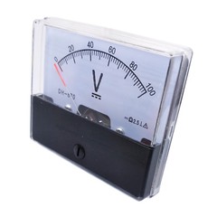 NJ STOCK Analog Panel Volt Voltage Meter Voltmeter Gauge DH-670 0-100V DC
