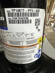 Copeland Scroll Compressor YP14K1T-PFV-ASE For Daiken New
