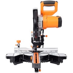 10in Single Bevel 2 Speed Sliding Miter Saw,5000/3200 RPM,3.5x13in Cutting