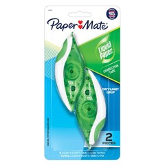 Liquid Paper DryLine Grip Correction Tape, 2 Count – Quick Dry, Easy Use