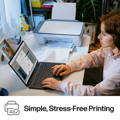 HP DeskJet 2942 Wireless All-in-One Color Inkjet Printer, Retro Sky Blue