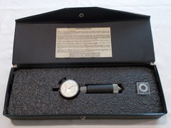 SPI MECHANICAL 82 DEGREE COUNTERSINK GAGE w/ CASE AND STANDARD .360-.560 RANGE