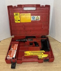 Hilti DX 350 Powder Actuated Concrete Nail Gun Red with Tool Case With Extras
