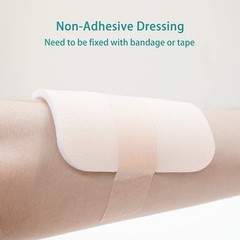 Dimora Foam Dressing, Sterile Non-Adhesive Hydrophilic 4×4 Inch (Pack of 10)