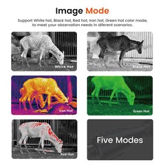 Thermal Monocular AI 384×288 12um 60Hz 5 Display Modes Thermal Scope for Hunting