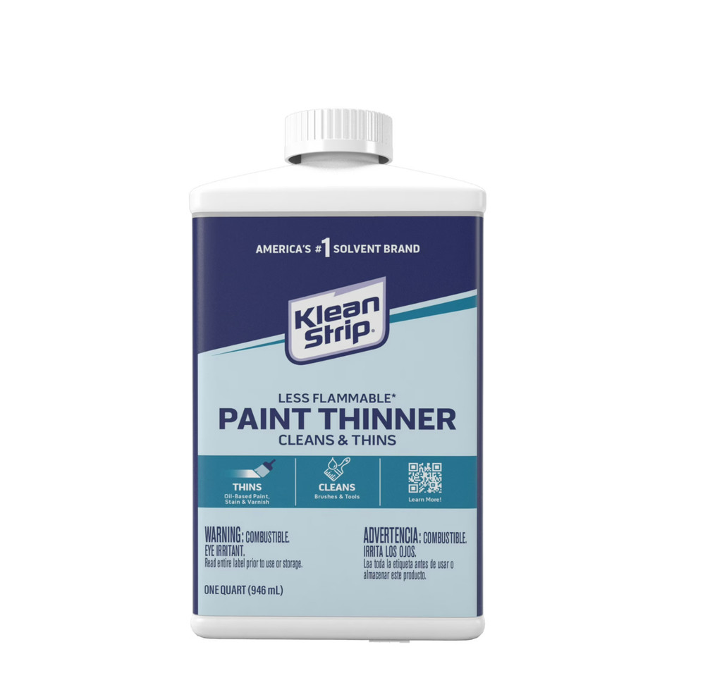 Less Flammable Household Paint Thinner, 1 Quart