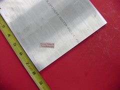 3/16″ x 6″x 8″ ALUMINUM 6061 T6 Extruded Flat Bar Cut New