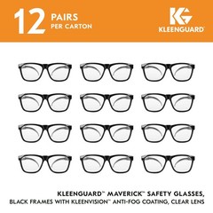 KleenGuard™ V30 Maverick™ Safety Glasses 49309, with KleenVision™ Anti-Fog