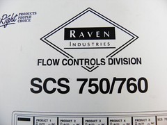 RAVEN SCS750/760 FLOW CONTROL INSTALLATION AND SERVICE MANUAL PARTS LIST