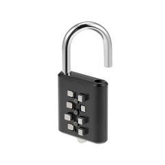 1PCS 8-Digit Push Button Lock Black