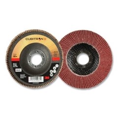 Cubitron™ II 967A Flap Disc, 4-1/2 in dia, 60+ Grit, 7/8 in Arbor, 13300 RPM 3M™