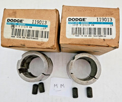 DODGE 1215 X 1-1/4 KW Taper Lock Bushing 119013 Lot of 2.