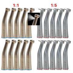 Dental 1:1 /1:5 LED Fiber Optic Contra Angle Handpiece Inner Spray Yabangbang st