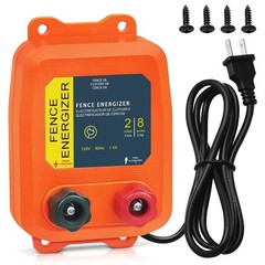 Easy Plug-In Electric Fence Charger – 2-Mile , Ideal for Livestock Safety