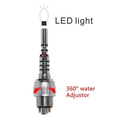 Fit KaVo MULTIflex LUX LED Style Dental Handpiece Coupling Coupler 6 Pin 6 Hole
