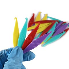 LA MIERE 20P Placers Disposable Plastic Orthodontic Elastic Multicolor