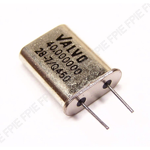 25pk 40.000000MHz HC-49 Crystal by Valvo (OSC-7284)