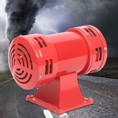 110V Industrial Air Raid Horn Type Loud 140db Air Raid Sound Siren Alarm NEW!