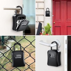 Key Storage Lock Real Estate Lock Box Realtor Guard Combination Over knob US